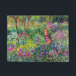 Paillasson Jardin d'Iris à Giverny Monet Art fine<br><div class="desc">Le jardin d'Iris à Giverny,  Claude Monet 1899-1900. Huile sur toile.</div>