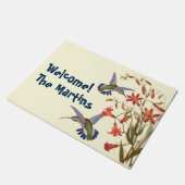 Paillasson Jardin floral de fleur de faune d'oiseau de (Incliné)