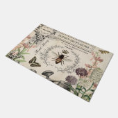 Paillasson Jardin français vintage moderne d'abeille (Incliné)