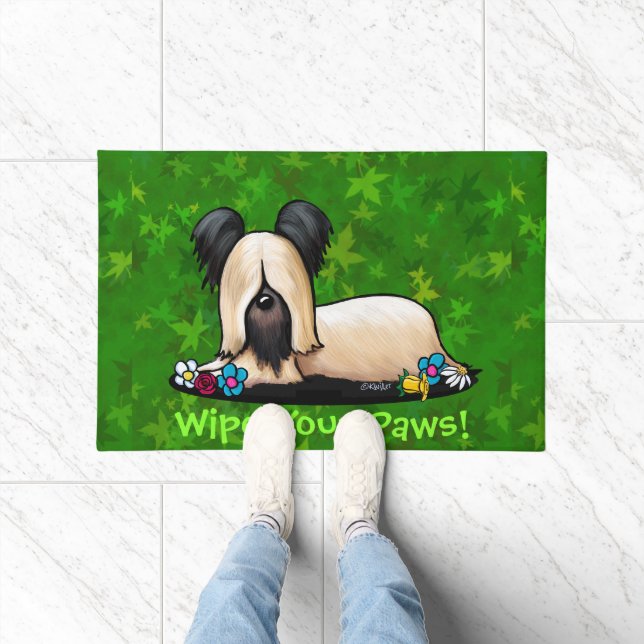 Paillasson Jardin Helper Skye Terrier Doormat (Intérieur)