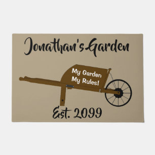 Paillasson Jardin jardinier Jardin Paysage de la brouette