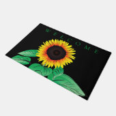 Paillasson jaune Tournesol noir (Incliné)