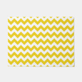 Paillasson Jaune Zigzag, Jaune Chevron, Motif géométrique (Devant)