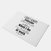 Paillasson Je ne tolère pas toujours les gens stupides au tra (Incliné)