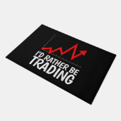 Paillasson Je préférerais échanger Daytrading Chart (Incliné)