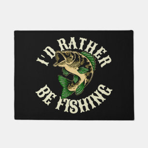 Paillasson Je préférerais pêcher drôle