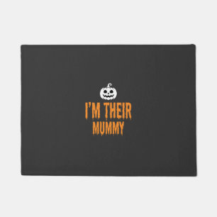 Paillasson Je suis leur conception de momie Halloween Mummy