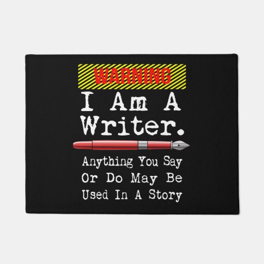 Paillasson Je Suis Une Écrivaine Écrivaine Auteur (Devant)