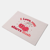 Paillasson Je T'Aime Beaucoup Cherry (Incliné)