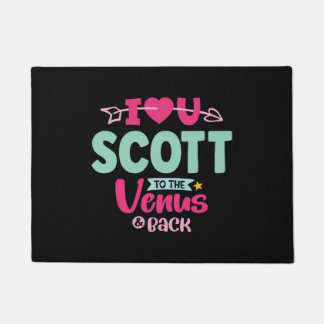 Paillasson Je t'aime Scott Valentines