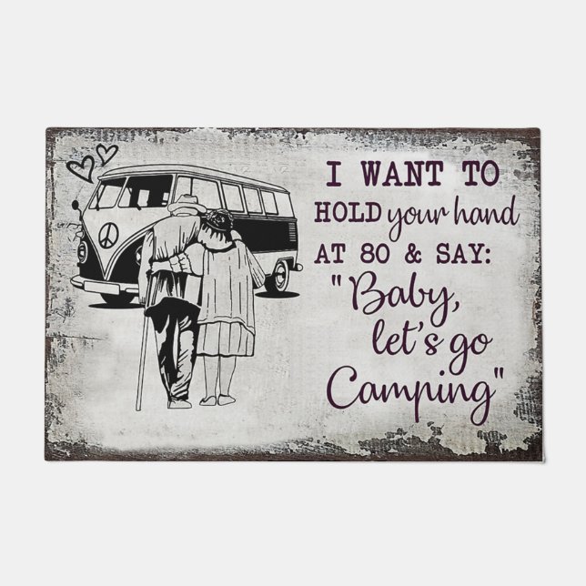 Paillasson Je Veux Tenir Ta Main À 80 Amours (Devant)