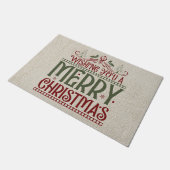 Paillasson Je vous souhaite un joyeux matelas xmas (Incliné)