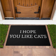 J'espère que vous aimez les chats