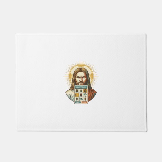 Paillasson Jésus Vérification de Captcha Endless Feux de Circ (Devant)