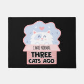 Paillasson J'Étais Normal Il Y A Trois Chats (Devant)