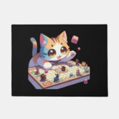 Paillasson Jeu de société Chat qui Lance les Dés (Devant)