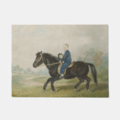 Paillasson Jeune garçon faisant l'équation d'un poney (par Pe (Devant)