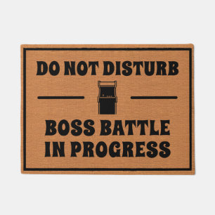 Paillasson Jeux amusant Geeky Humour minimaliste Rustique