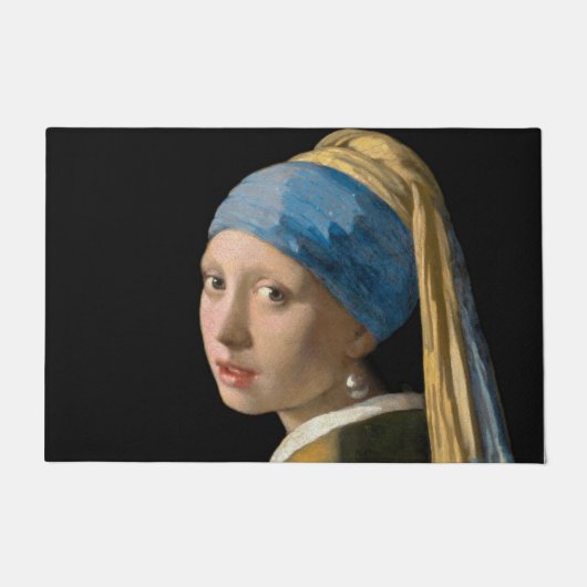 Paillasson Johannes Vermeer - Fille avec une oreille perle (Devant)