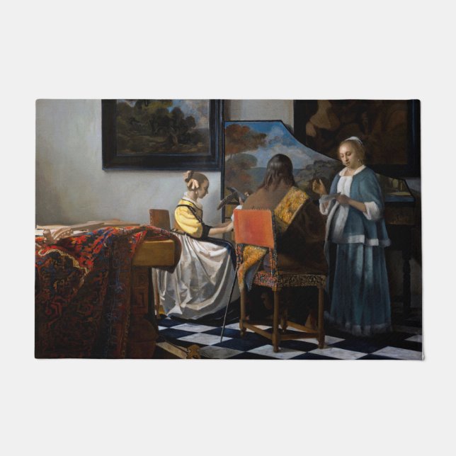 Paillasson Johannes Vermeer - Le Concert (Devant)