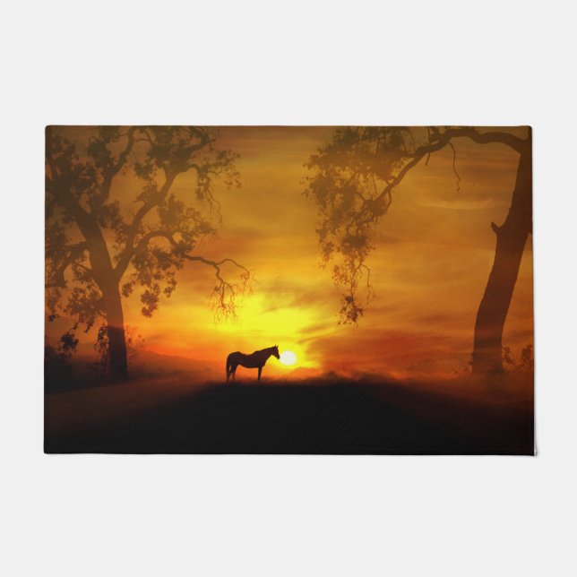 Paillasson Joli Cheval Sud-Ouest Porte Mat (Devant)
