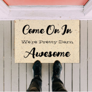 Paillasson Joli Darn Awesome Porte Mat