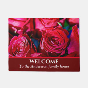 Paillasson Joli Ensemble De Roses Rouges