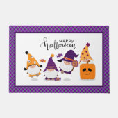 Paillasson Joli Halloween Gnome Citrouille automne (Devant)