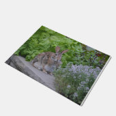 Paillasson Joli Lapin Dans Le Jardin (Incliné)