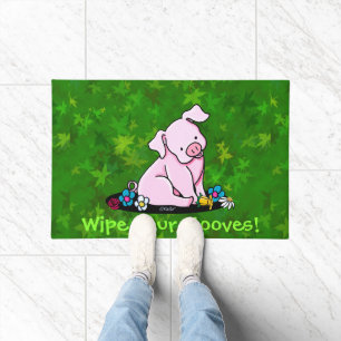 Paillasson Joli matelas de portière PIG assis