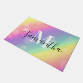 Paillasson Joli Monogramme coloré (Incliné)