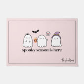 Paillasson Joli rose Fantômes Éffrayante saison (Devant)