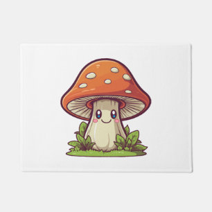 Paillasson Joli style kawaii, Cueillette de champignons