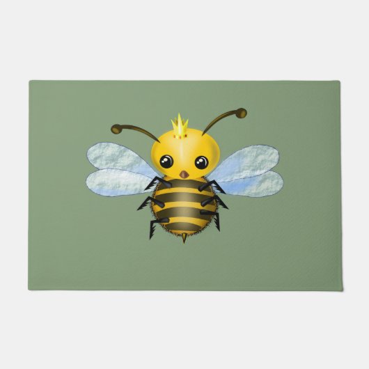 Paillasson Jolie Abeille Reine - Douce - Choisir / ajouter la (Devant)
