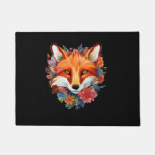 Paillasson Jolie aquarelle Fleur Fox (Devant)