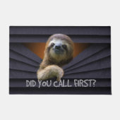 Paillasson Jolie Sloth Avez-Vous Appelé Le Premier Rideau Mét (Devant)