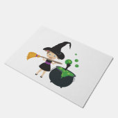 Paillasson Jolie sorcière d'Halloween (Incliné)