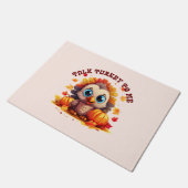 Paillasson Jolie Turquie et feuillage d'automne (Incliné)