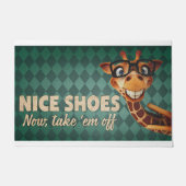 Paillasson Jolies chaussures maintenant, enlevez-les (Devant)