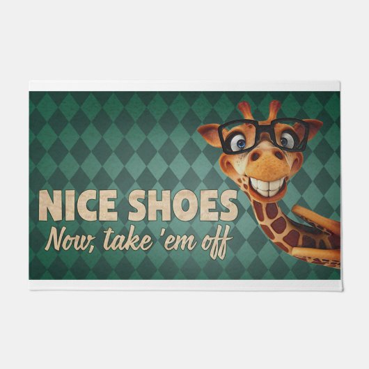 Paillasson Jolies chaussures maintenant, enlevez-les (Devant)