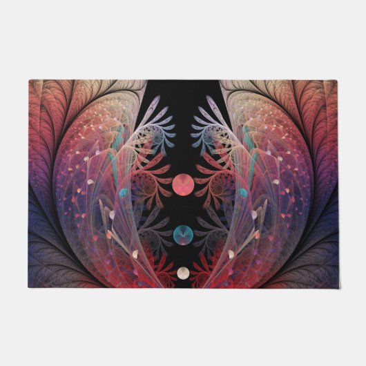 Paillasson Jonglage Abstrait Art moderne Imaginaire fractal (Devant)