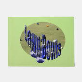 Paillasson Jouer des Bowles de pelouse, Mat de porte (Devant)