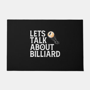 Paillasson Joueur de billard Parlons De Billiard