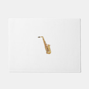 PAILLASSON ***JOUEUR DE SAXOPHONE *** DOORMAT