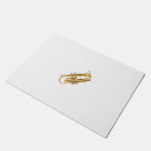PAILLASSON ***JOUEUR DE TRUMPET *** DOORMAT (Incliné)