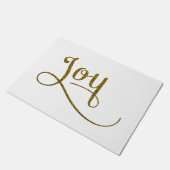 Paillasson Joy Script Gold Parties scintillant (Incliné)