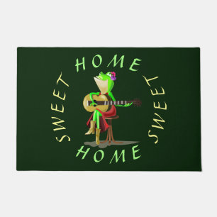 Paillasson Joyeuse grenouille Jouer de la guitare Funny Home