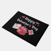 Paillasson Joyeuse Saint-Valentin Sois Mienne Cœurs Mignons (Incliné)