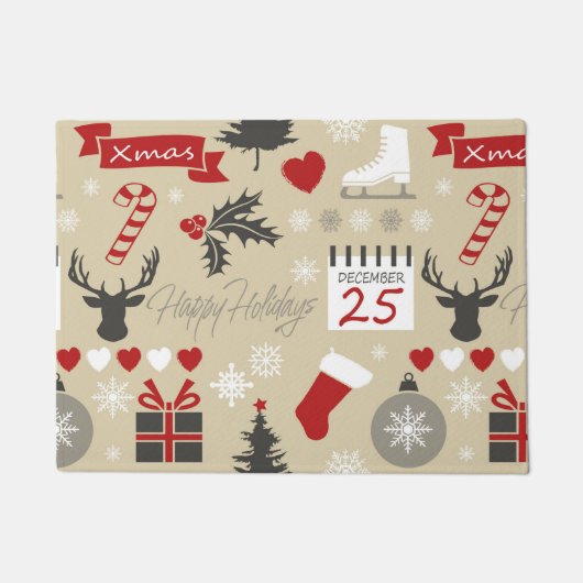 Paillasson Joyeuses fêtes (Devant)