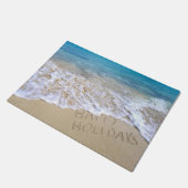 Paillasson Joyeuses vacances Ocean Beach (Incliné)